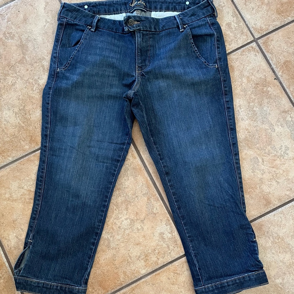 Old Navy 2001 “The Diva” Cropped Jeans (Size 12) Slimming Low-Rise